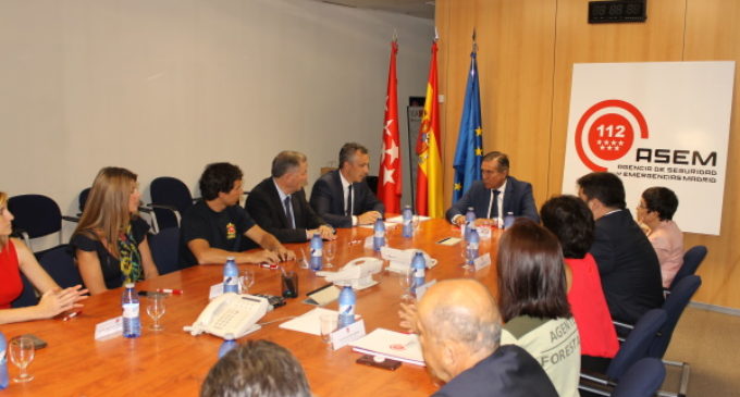 López subraya el compromiso de la Comunidad de Madrid con la seguridad y con los profesionales de Madrid 112