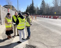 MAJADAHONDA: En marcha los trabajos de construcción de la nueva glorieta en la Avenida de Guadarrama