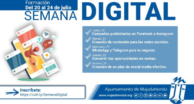 Majadahonda lanza la «I Semana Digital» y apuesta por la innovación en el sector online de negocios