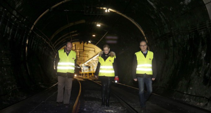 Cifuentes anuncia una inversión de más de 69 millones para mejorar el túnel de la línea 1 de Metro