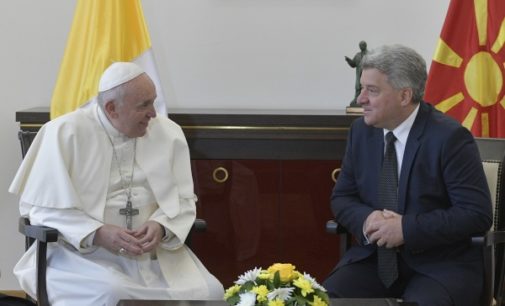 Macedonia del Norte: El Papa dialoga con el Presidente de la República