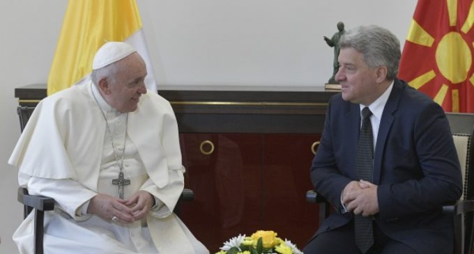 Macedonia del Norte: El Papa dialoga con el Presidente de la República