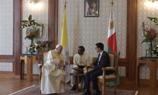 Madagascar: Reunión del Santo Padre con el presidente católico Andry Rajoelina