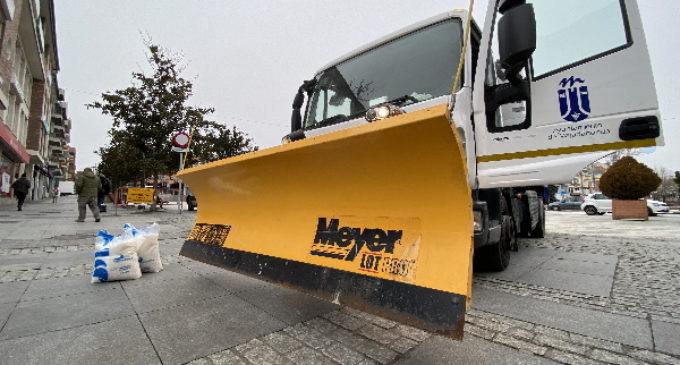 Majadahonda preparada para el temporal de frío y nieve previsto para estos días