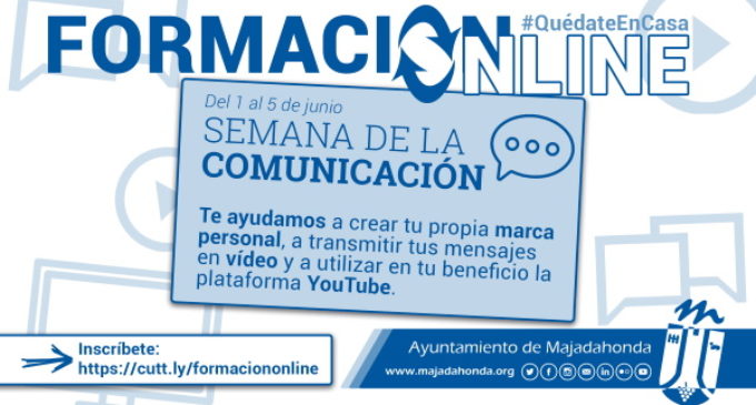 Majadahonda: El Ayto. programa cursos de comunicación y marca personal dentro de su oferta de formación on line