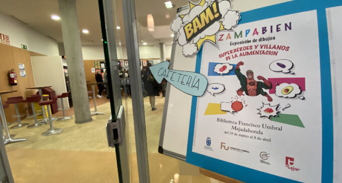 Alumnos de Majadahonda realizan una exposición de dibujos para el fomento de los hábitos saludables