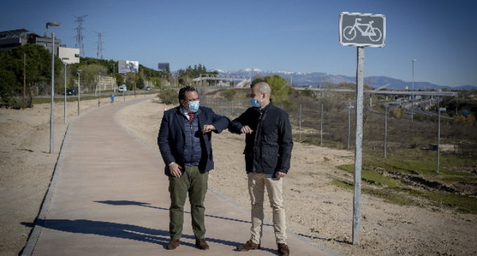 El Ayuntamiento de Majadahonda finaliza la senda urbana que conecta con Boadilla