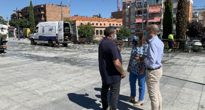Majadahonda: El Ayto. inicia un plan de limpieza de choque estival en los espacios más transitados