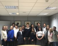 Alumnos del Colegio de Educación Especial Virgen de Lourdes hacen prácticas en el Ayuntamiento