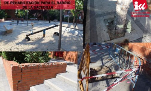 Majadahonda: Izquierda Unida reclama un programa integral de rehabilitación para el barrio de La Sacedilla