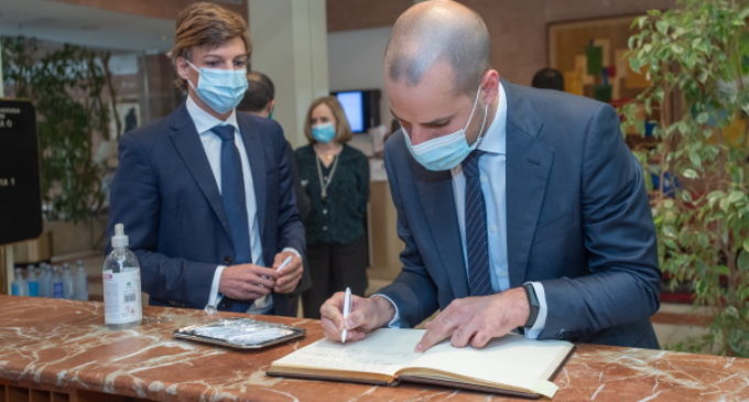 Álvarez Ustarroz agradece la generosidad del Hotel Majadahonda durante la crisis