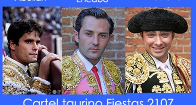 Cartel taurino en Majadahonda: Abellán, Encabo y Robleño