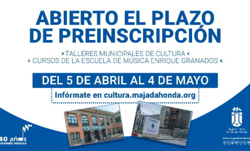 Majadahonda: Abierto el periodo de preinscripción para los talleres municipales y los cursos de Música