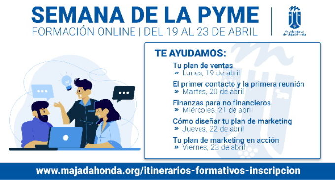 Majadahonda dedica su formación online mensual a la pequeña y mediana empresa