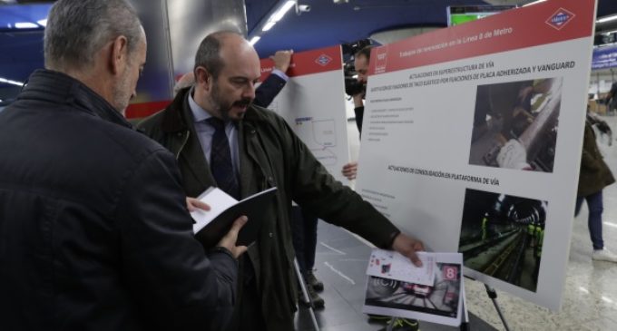 Un amplio dispositivo informará a madrileños y turistas de las obras de modernización de la Línea 8 de Metro