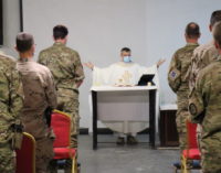 Los militares españoles en Bagdad se preparan para la visita del Papa