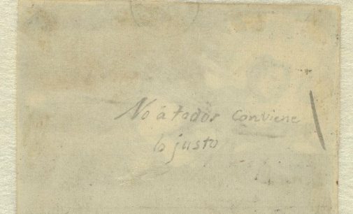 El Museo del Prado descubre un nuevo título manuscrito por Goya en un dibujo relacionado con la Justicia