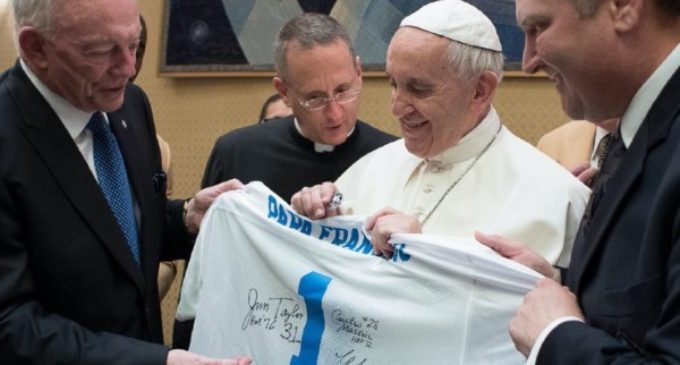 El Santo Padre a los jugadores de la National Football League: ‘Los jóvenes necesitan modelos’