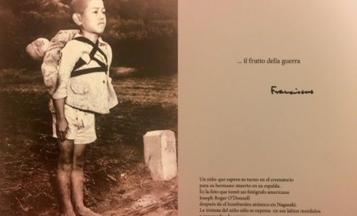La foto del Papa para tomar conciencia del dolor de la guerra