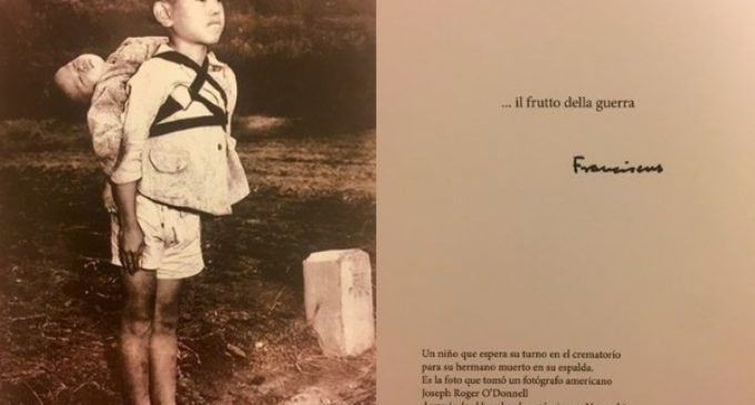 La foto del Papa para tomar conciencia del dolor de la guerra