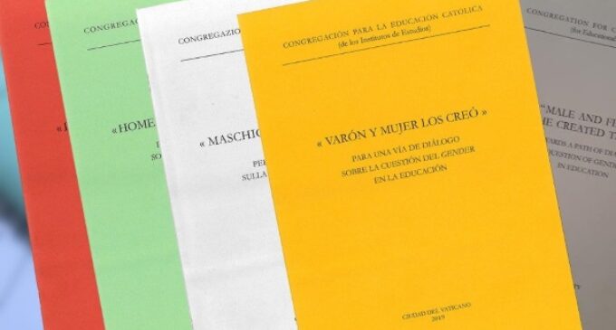 Nuevo documento del Vaticano: La ideología de género “vacía el fundamento antropológico de la familia”
