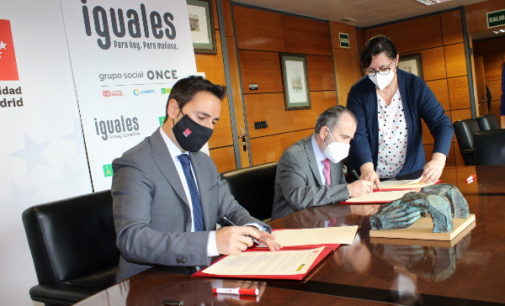 La Comunidad de Madrid y la ONCE suman fuerzas para impulsar la integración laboral de las personas con discapacidad