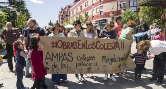 I Marcha de los Colegios Públicos de Majadahonda para reclamar obras en los coles ya