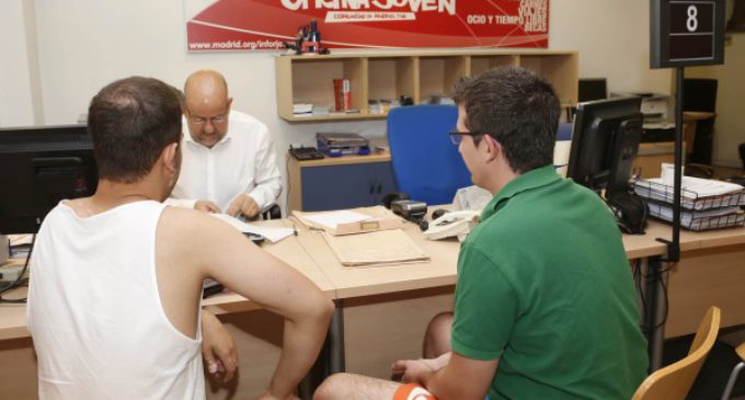 Las Oficinas Joven de la Comunidad de Madrid atienden 50.000 visitas en 2016 al subir un 15% sus usuarios