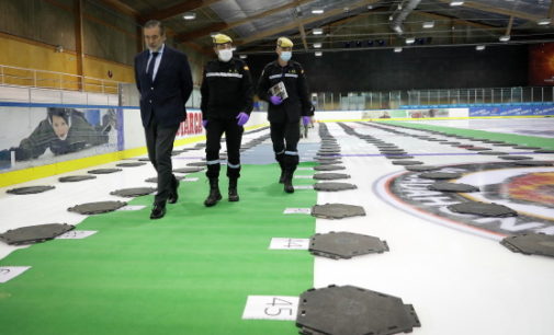 La Comunidad de Madrid habilita el Palacio de Hielo de Majadahonda para acoger a fallecidos por el COVID-19