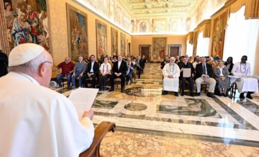 Papa a misioneros: “La misión es la bombona de oxígeno para la vida cristiana”