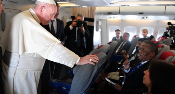 Papa en África: “Me sentí muy pequeño frente a la grandeza de la soberanía popular”