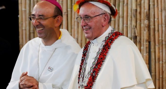 Monseñor David Martínez de Aguirre, vicario apostólico de Puerto Maldonado: «Al Papa le impresionó ver diáconos indígenas»