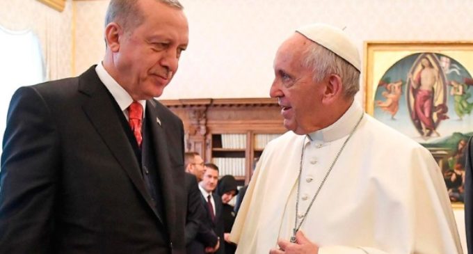 El Papa y Erdogan se encuentran en el Vaticano para defender el statu quo de Jerusalén