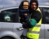 Polonia en el terreno para la protección de los niños ucranianos
