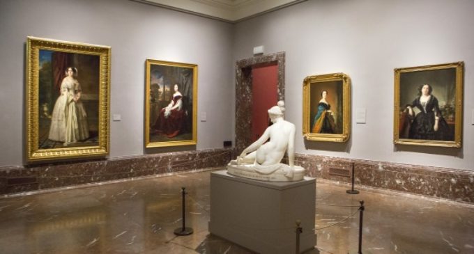 El Museo del Prado expone el retrato de la marquesa de Espeja de Federico de Madrazo donado por Alicia Koplowitz