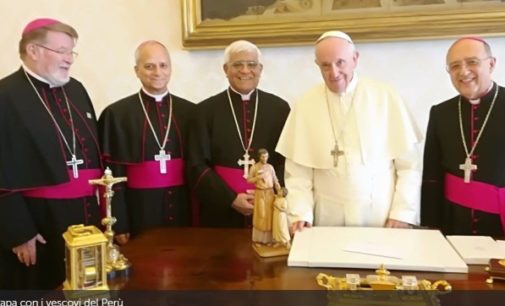 Perú: El Papa recibió a los obispos de la presidencia de la CEP