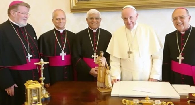 Perú: El Papa recibió a los obispos de la presidencia de la CEP
