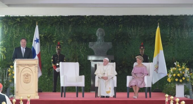 Presidente Varela al Papa: “Su mensaje trae una voz de aliento, de fe y esperanza a los jóvenes”