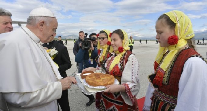 Primera visita pontificia a Macedonia del Norte, país independiente desde 1991