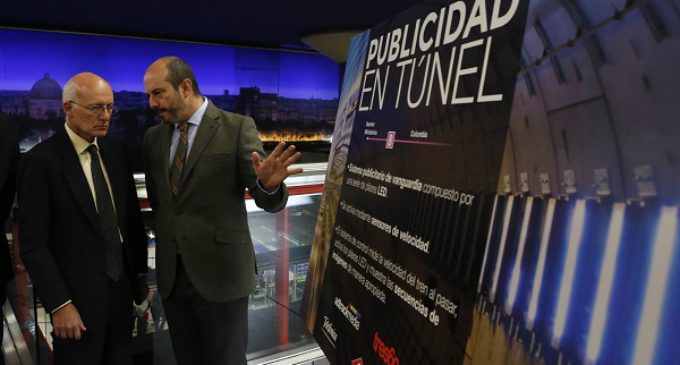 Metro de Madrid pone en marcha un innovador sistema de publicidad dinámica en túnel