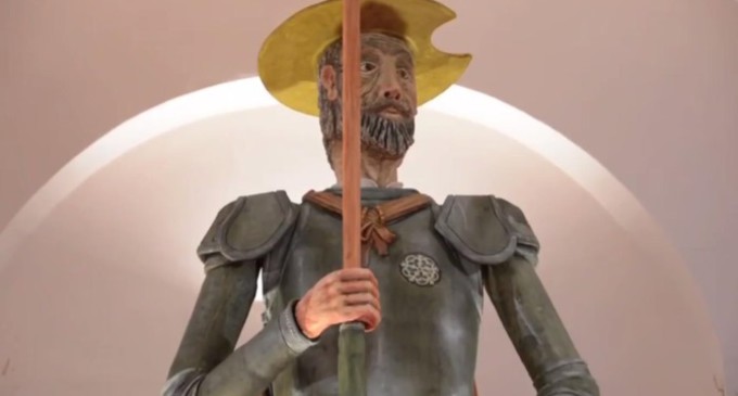 El Quijote de mazapán «más grande y dulce del mundo» se ha presentado en Toledo