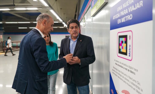 Despliegue de un sistema de guiado por voz para personas ciegas en Metro Madrid
