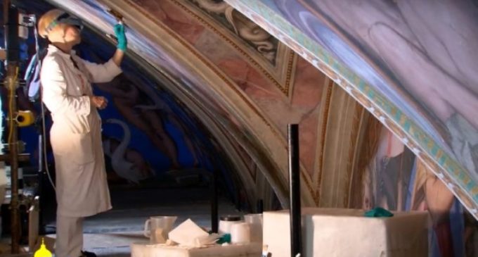 Museo Vaticano: descubren dos figuras pintadas por Rafael Sanzio