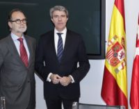 Garrido se reúne con el presidente del TSJM en la Comisión Mixta entre la Comunidad y el Tribunal
