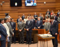 Rollán asiste a la toma de posesión de Fernández Mañueco como presidente de la Junta de Castilla y León