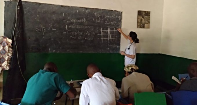 De cooperantes en el Congo