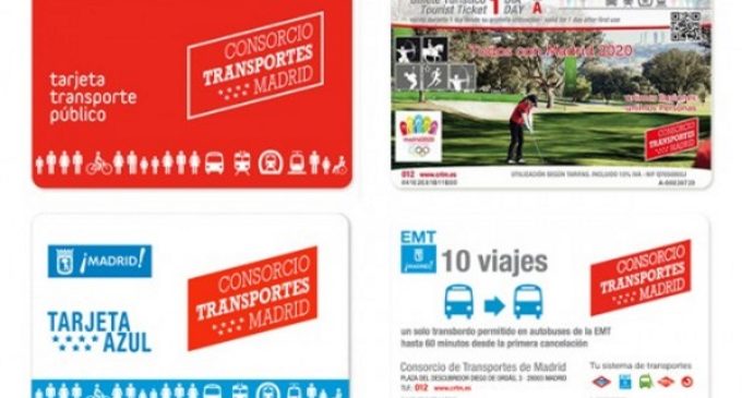 La Comunidad de Madrid contará con una nueva Tarjeta de Transporte Público No Personal sin contacto desde el mes de julio