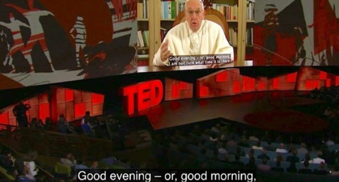 Texto completo del papa Francisco al TED 2017 de Vancouver ‘The future you’