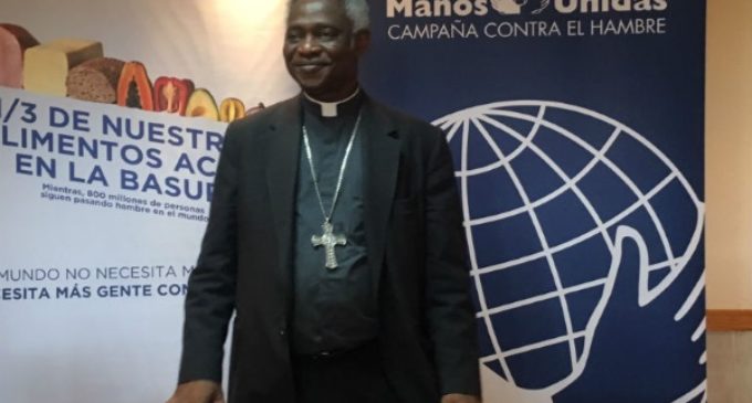 El cardenal Peter Turkson en Madrid: «No somos una ONG más. Lo que nos inspira es la caridad de Cristo»