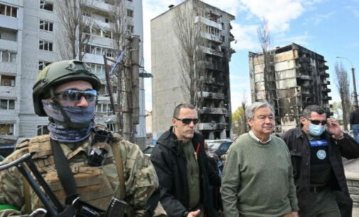 Ucrania, Guterres en Kiev: una guerra en el siglo XXI es algo absurdo